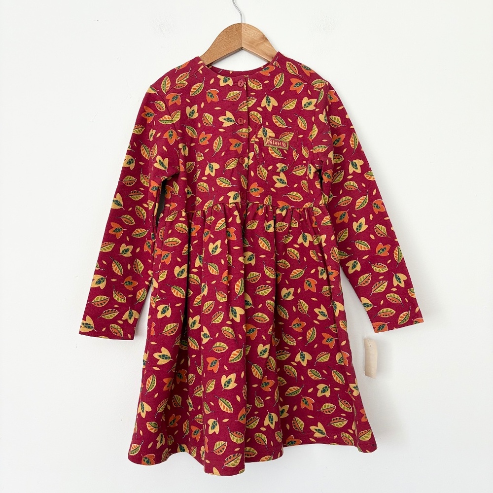 Vintage Claire bell leaf dress